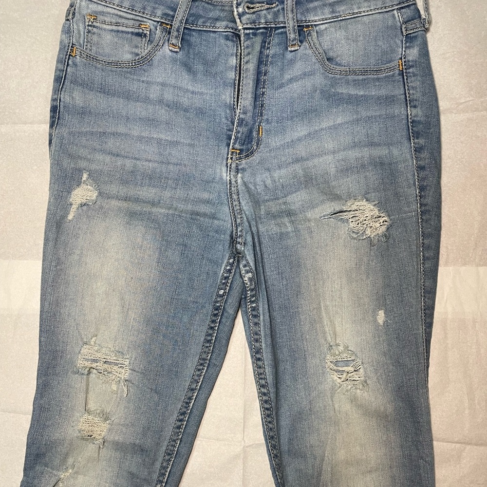 High-Rise Crop Super Skinny Hollister Classic Stretch